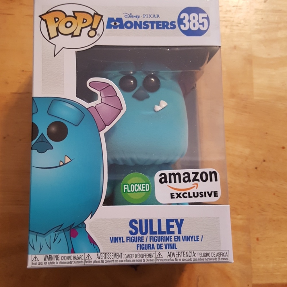 Monsters inc. Flocked Sulley Amazon exclusive